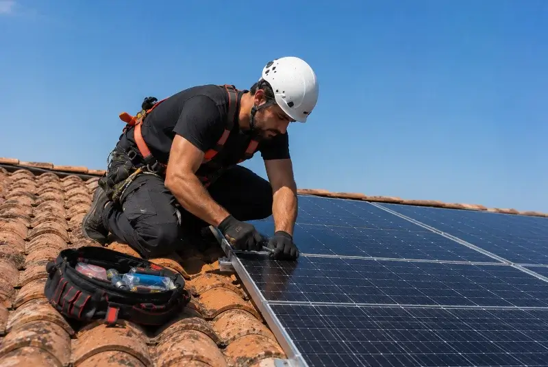 Maintenance et monitoring de panneaux solaires à Porté-Puymorens